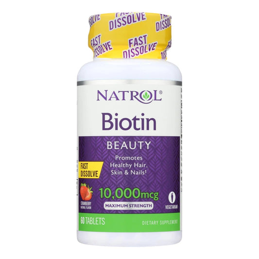 Natrol Biotin Strawberry - 60 Tablets Minoustore