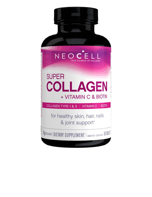 NeoCell Super Collagen + Vitamin C & Biotin Dietary Supplement Herbal Food; 90 tablets Minoustore