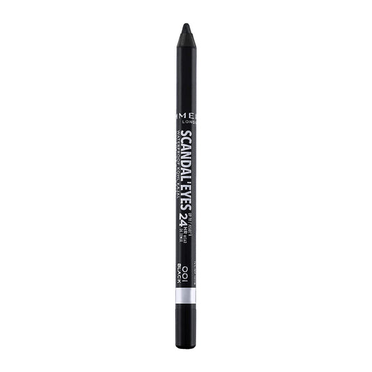 Rimmel Scandaleyes Waterproof Gel Eye Liner Pencil, Black 001 Minoustore