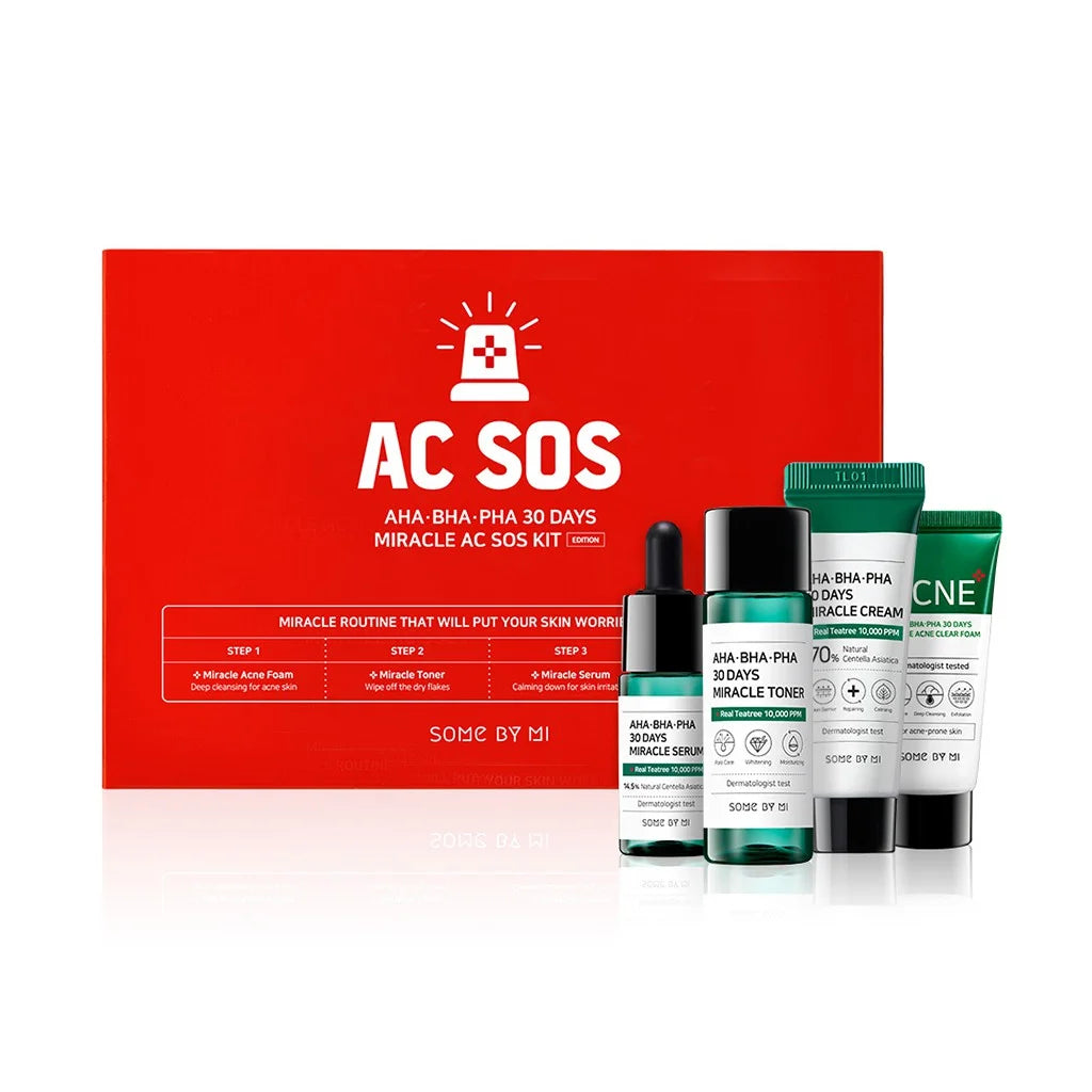 Some By Mi - AHA, BHA, PHA 30 Days Miracle AC SOS Kit Minoustore