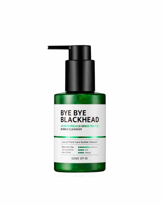 Some By Mi] Bye Bye Blackhead 30Days Miracle Green Tea Tox Bubble Cleanser (120g) Minoustore