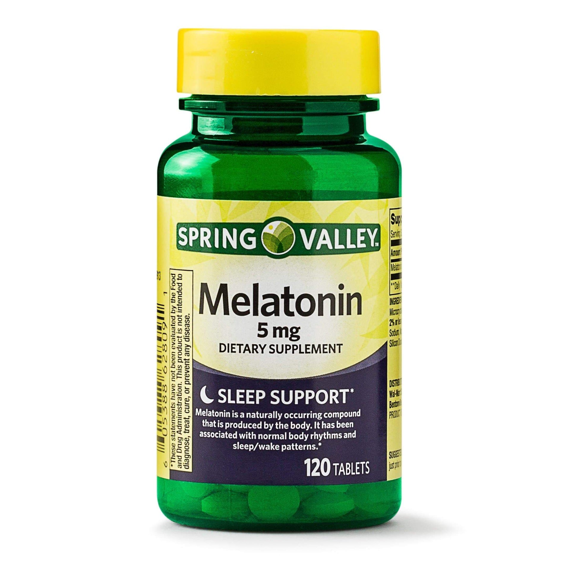 Spring Valley Melatonin Tablets, 5 mg, 120 Count Minoustore