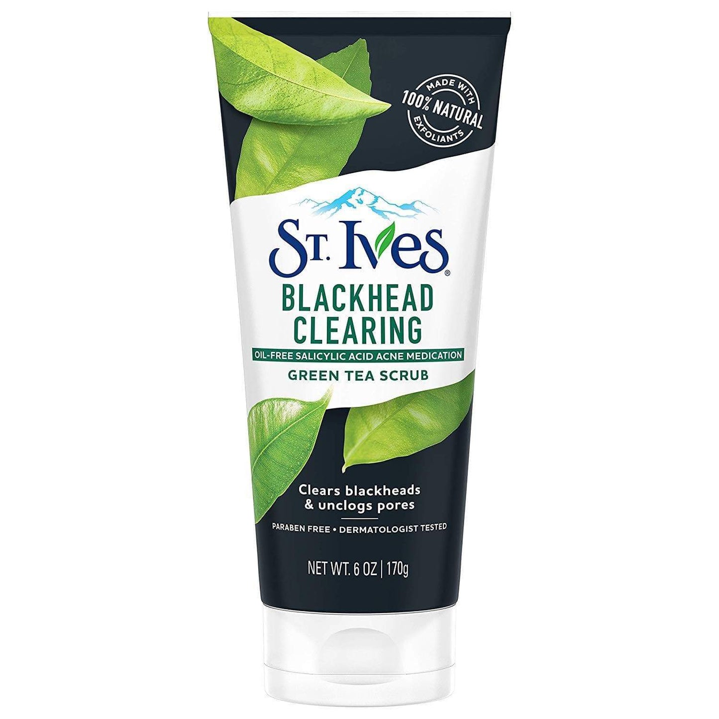 St. Ives Blackhead Clearing Face Scrub, Green Tea Minoustore