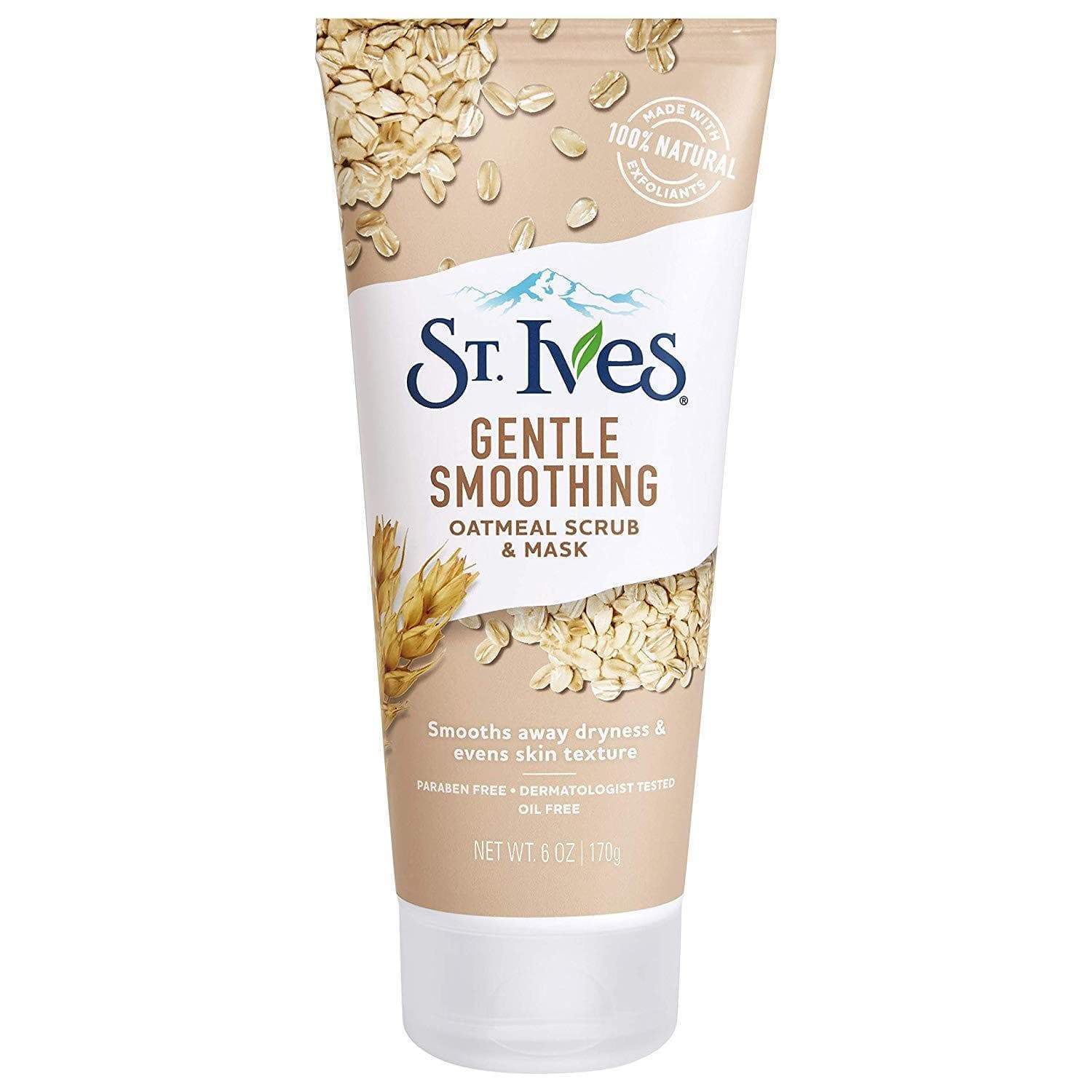 St Ives Gentle Smoothing Face Scrub and Mask, Oatmeal Minoustore