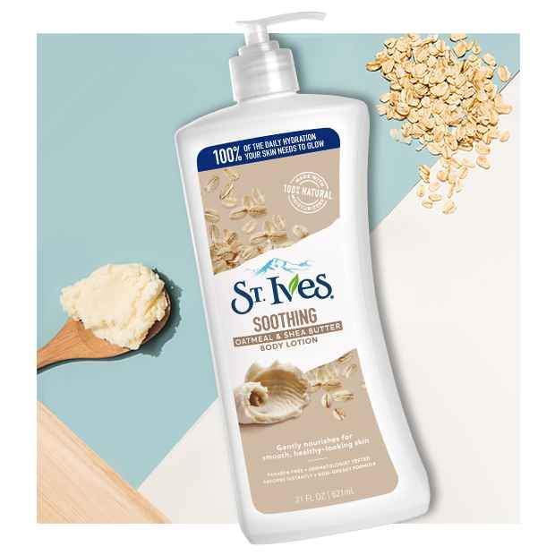 St. Ives Soothing Body Lotion, Oatmeal and Shea Butter Minoustore