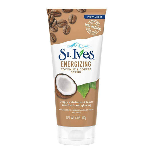 St. Ives energizing coconut & coffee face scrub Minoustore