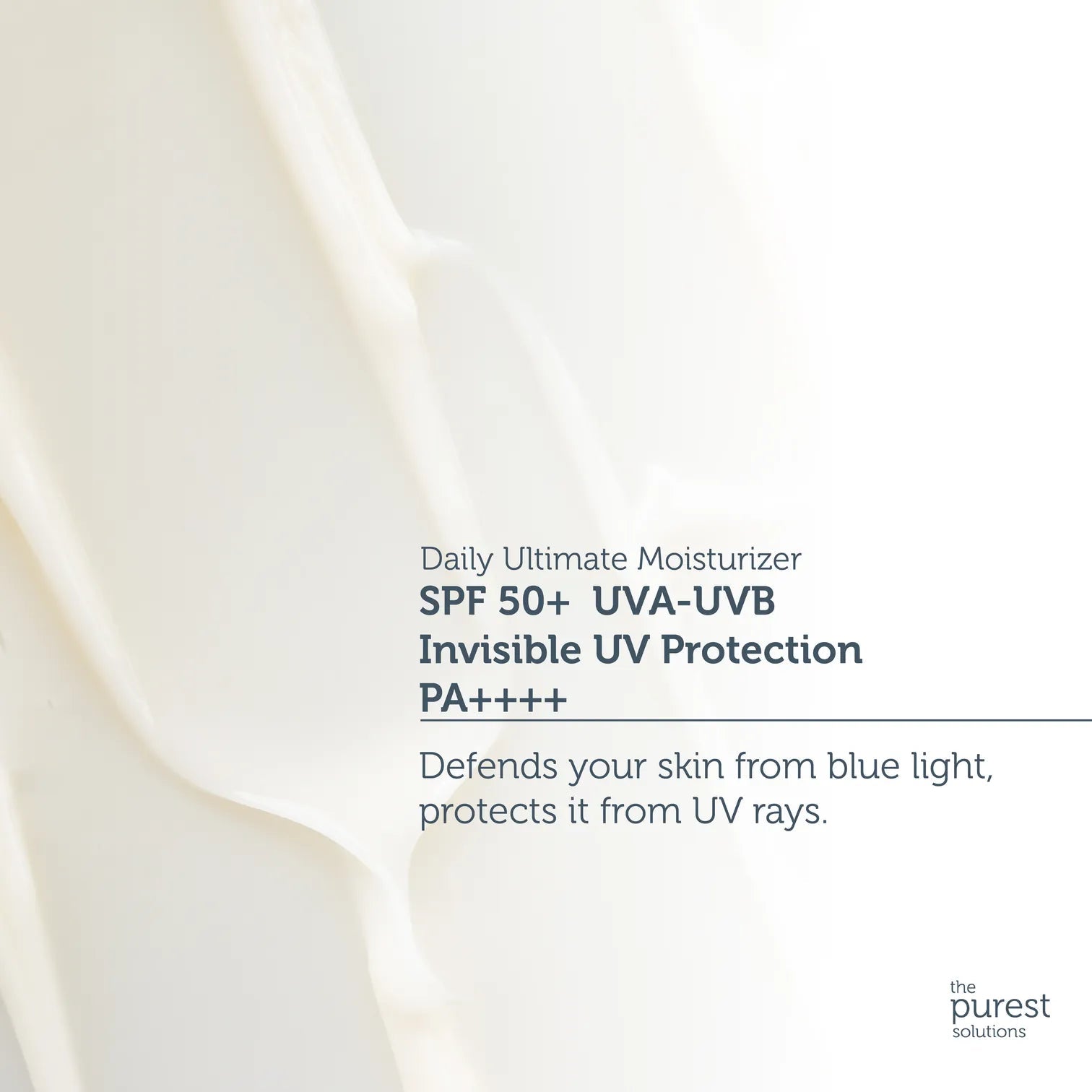 The Purest Solutions Daily Ultimate Moisturizer 50+ SPF - Invisible UV Protection Minoustore