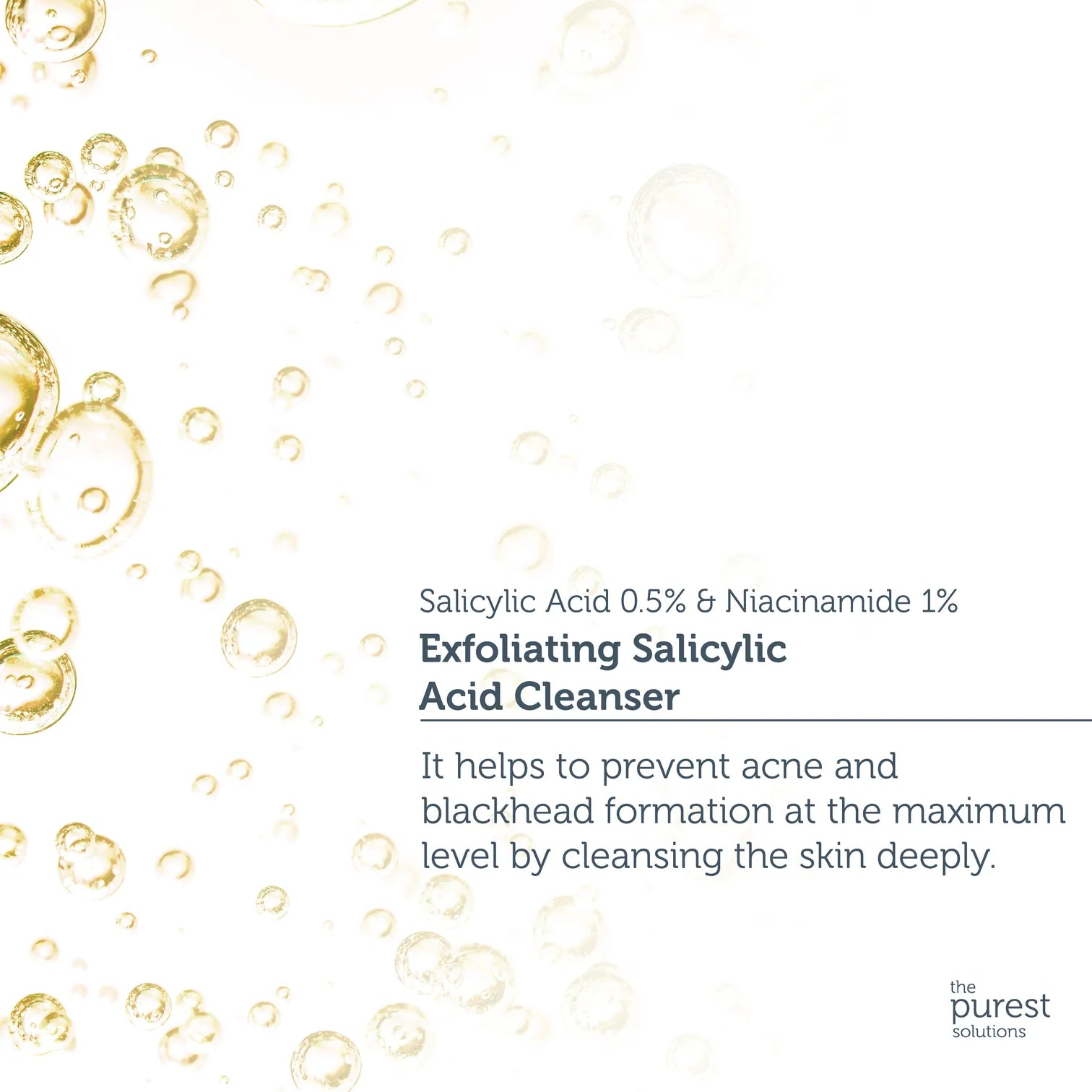 The purest solutions Exfoliating Salicylic Acid Cleanser 0,5 % Salicylic Acid, 1% Niacinamide Minoustore