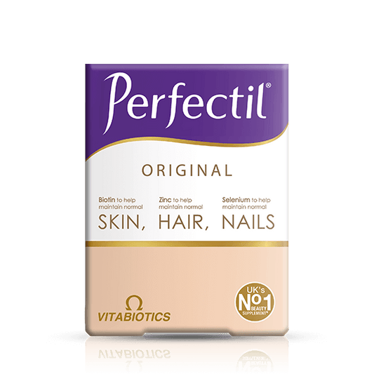 Vitabiotics Perfectil Triple-Active Beauty Multivitamin | Skin, Nail, and Hair Vitamins | Hair Health & Growth, Nail Strength, and Skin Support Formula | Vitamin D, Vitamin E, Collagen, Biotin, and More Minoustore