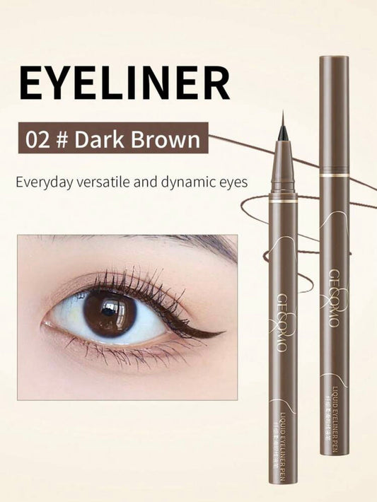 Waterproof Eyeliner Pen, Long-wearing Smudge Proof Quick Dry Eye Makeup For Beginner Minoustore