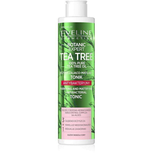 evelin botanic expert tea tree mattifing antibacterial tonic Minoustore