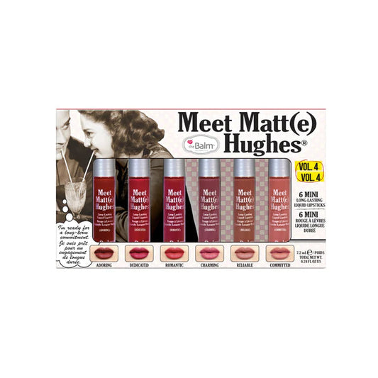 theBalm 6-Piece Meet Matte Hughes Mini Kit Vol 4 Minoustore