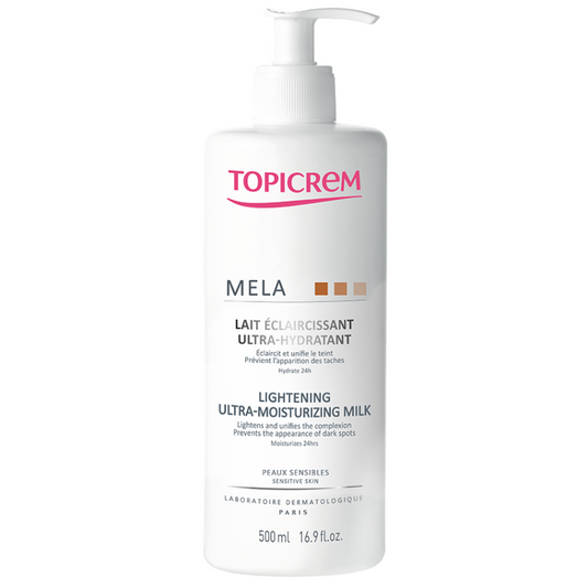 Topicrem MELA Lait Éclaircissant Ultra-Hydratant 500ml