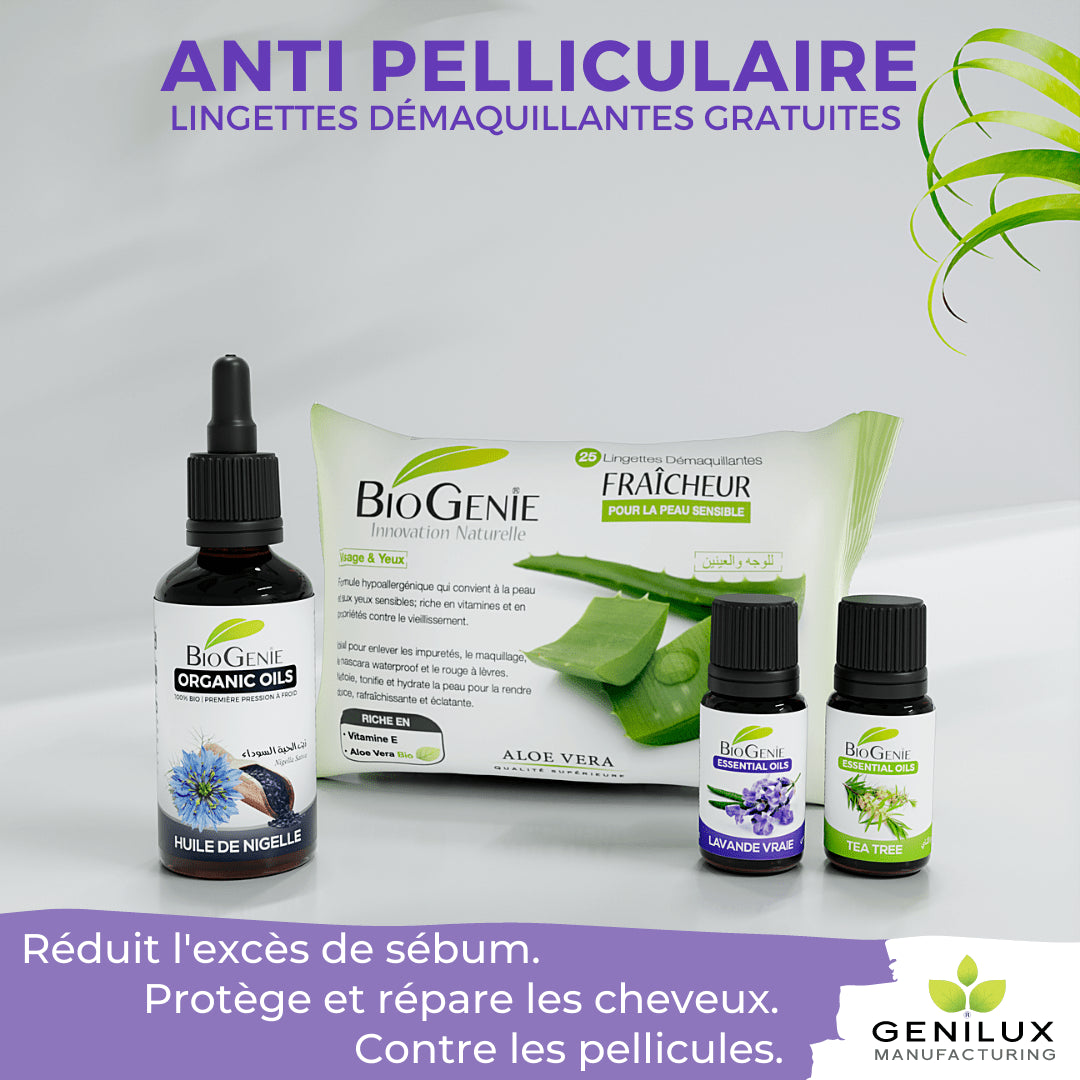 BioGenie Box spéciale remède anti pelliculaire