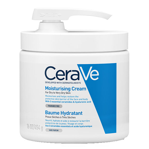 CERAVE BAUME HYDRATANT AVEC POMPE Peau sèche à très sèche 454G