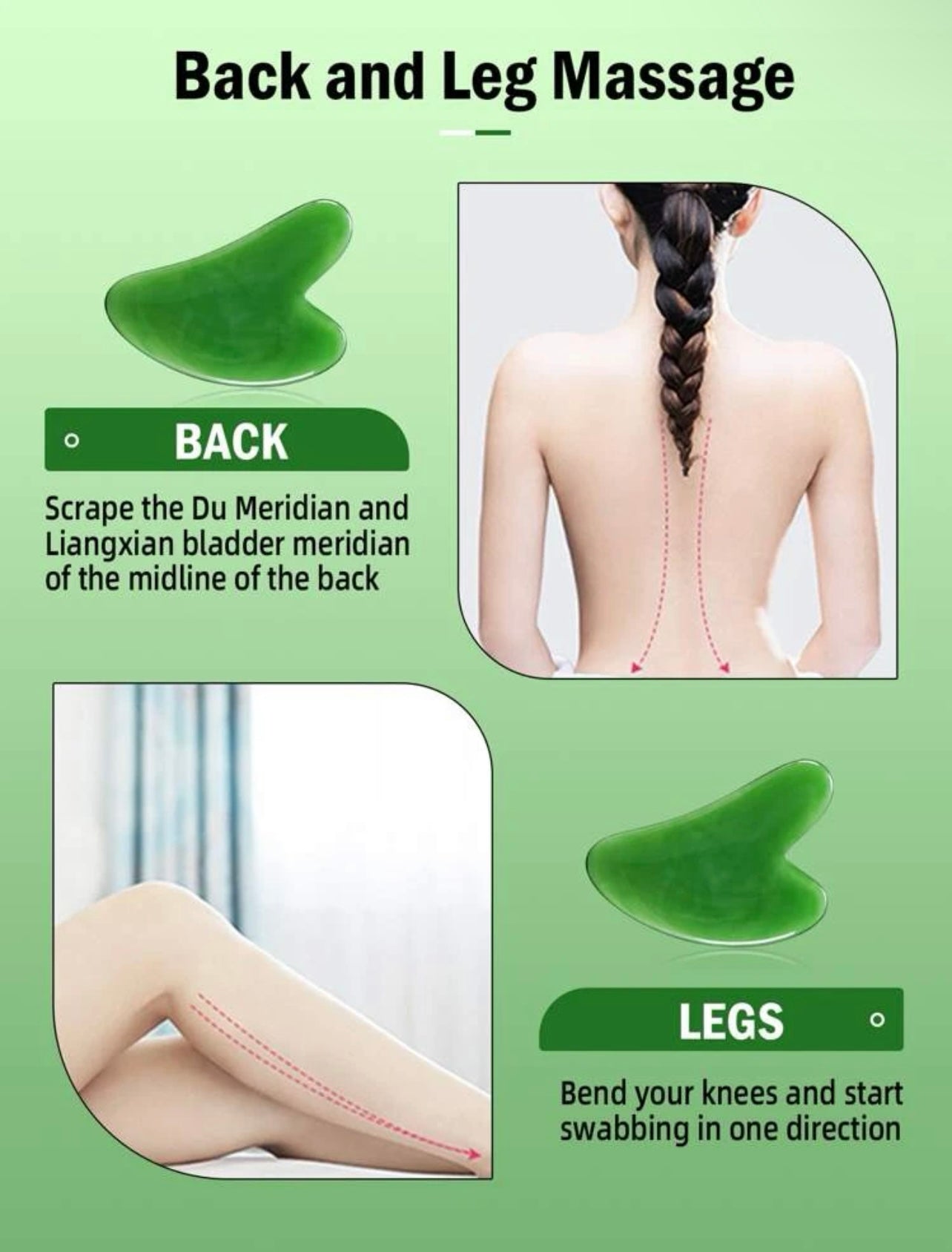 pièce Planche de Gua Sha