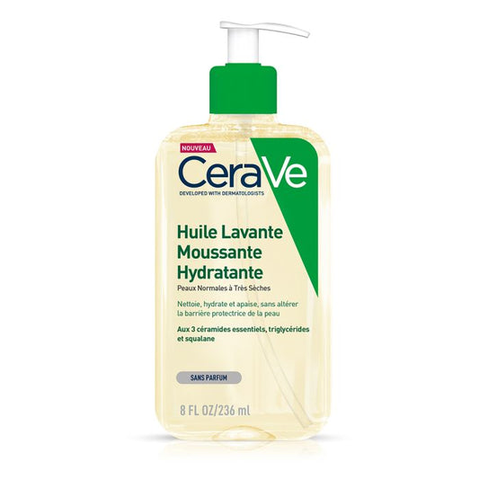 CeraVe Hydrating Foaming Oil 236ml Cleanse Corps peaux normales à très sèches