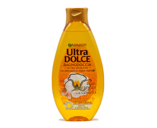 Garnier Ultra Doux Bain Douche Ultra Délicat 500 ml Huile d’argan et de Camélia