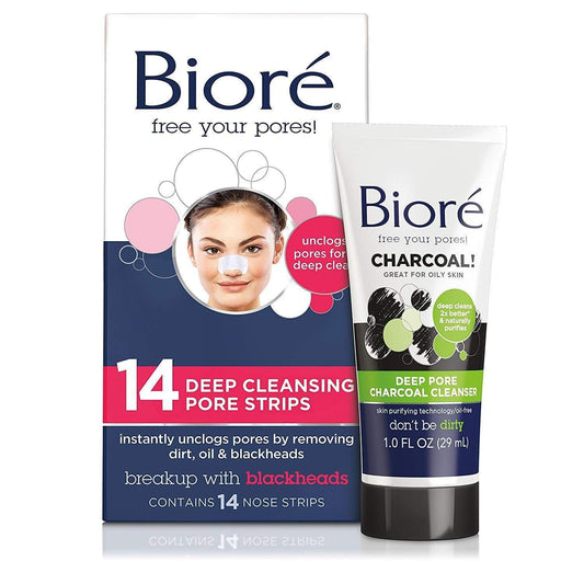 Bioré Deep Cleansing Pore Strips 14 + Mini Bioré