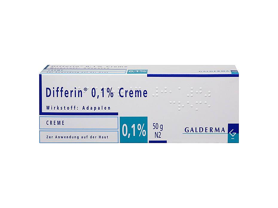 Differine 0,1% - Crème contre l'acné