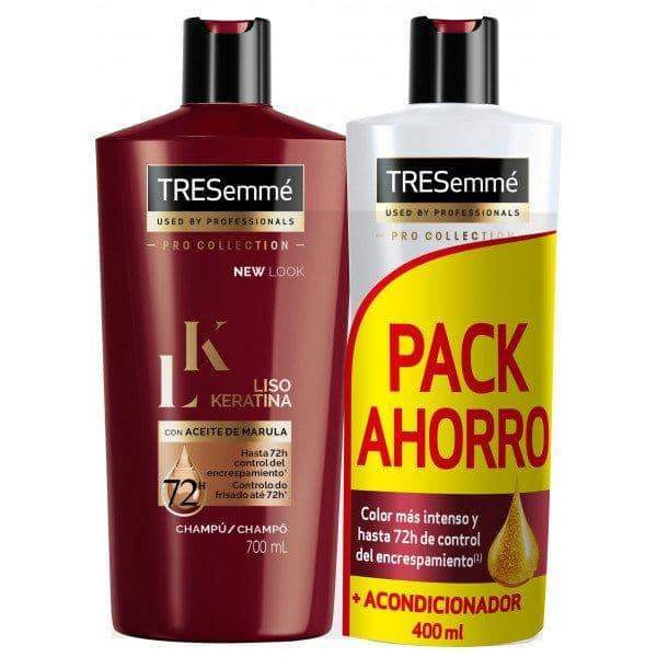 TRESemmé Pack avec shampooing et revitalisant Kératine lisse
